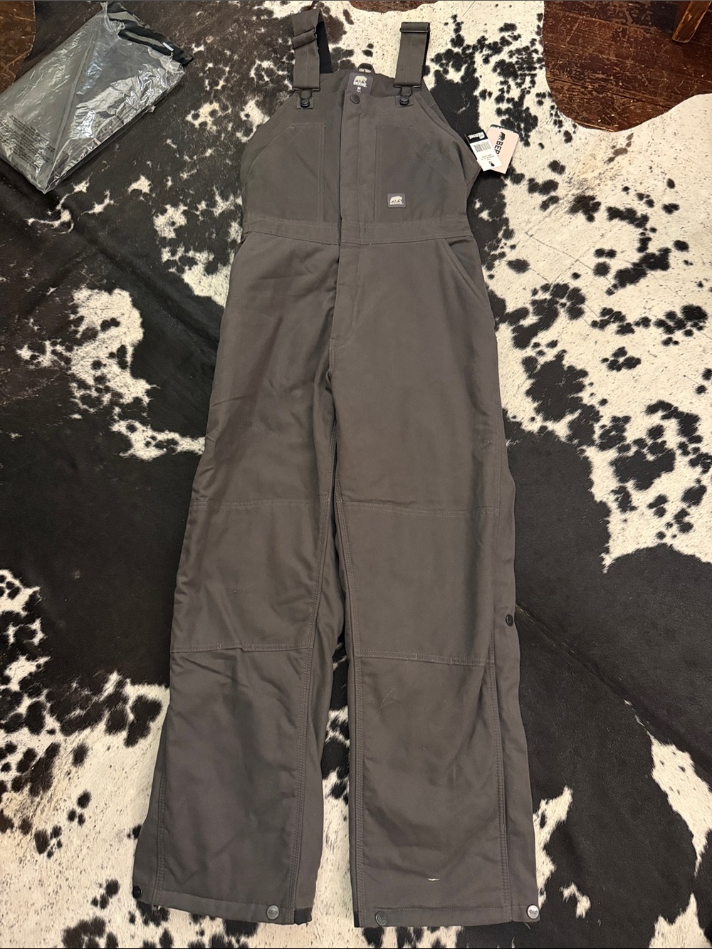 Berne women’s coveralls grey sandstone medium tall NWT